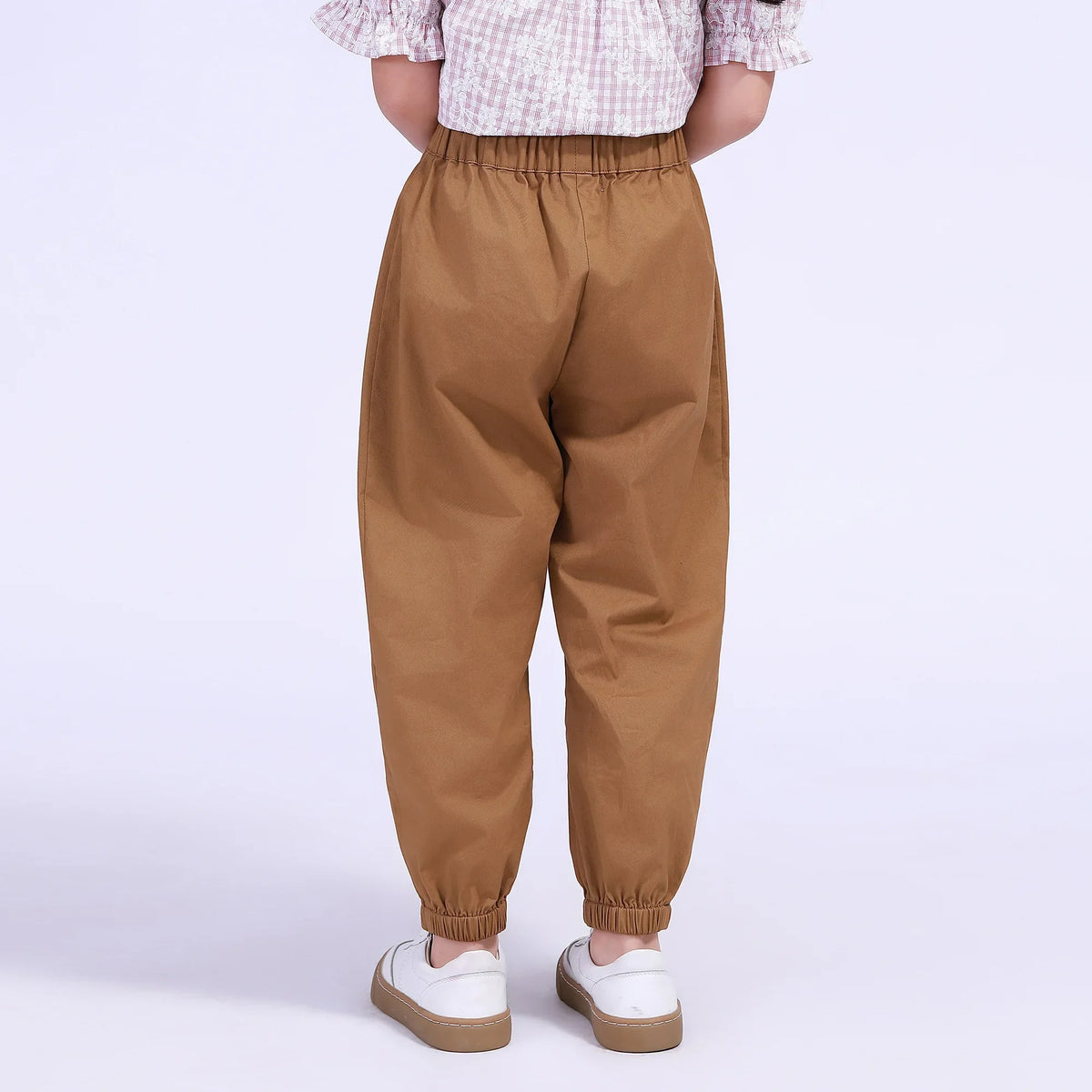 Ankle-Tied Street Look Pants For Girls Image