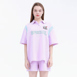 Purple Two-piece sports set for women Image