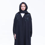 60 Navy 60,151,244,64,- Floral Abaya Abaya For Women Image
