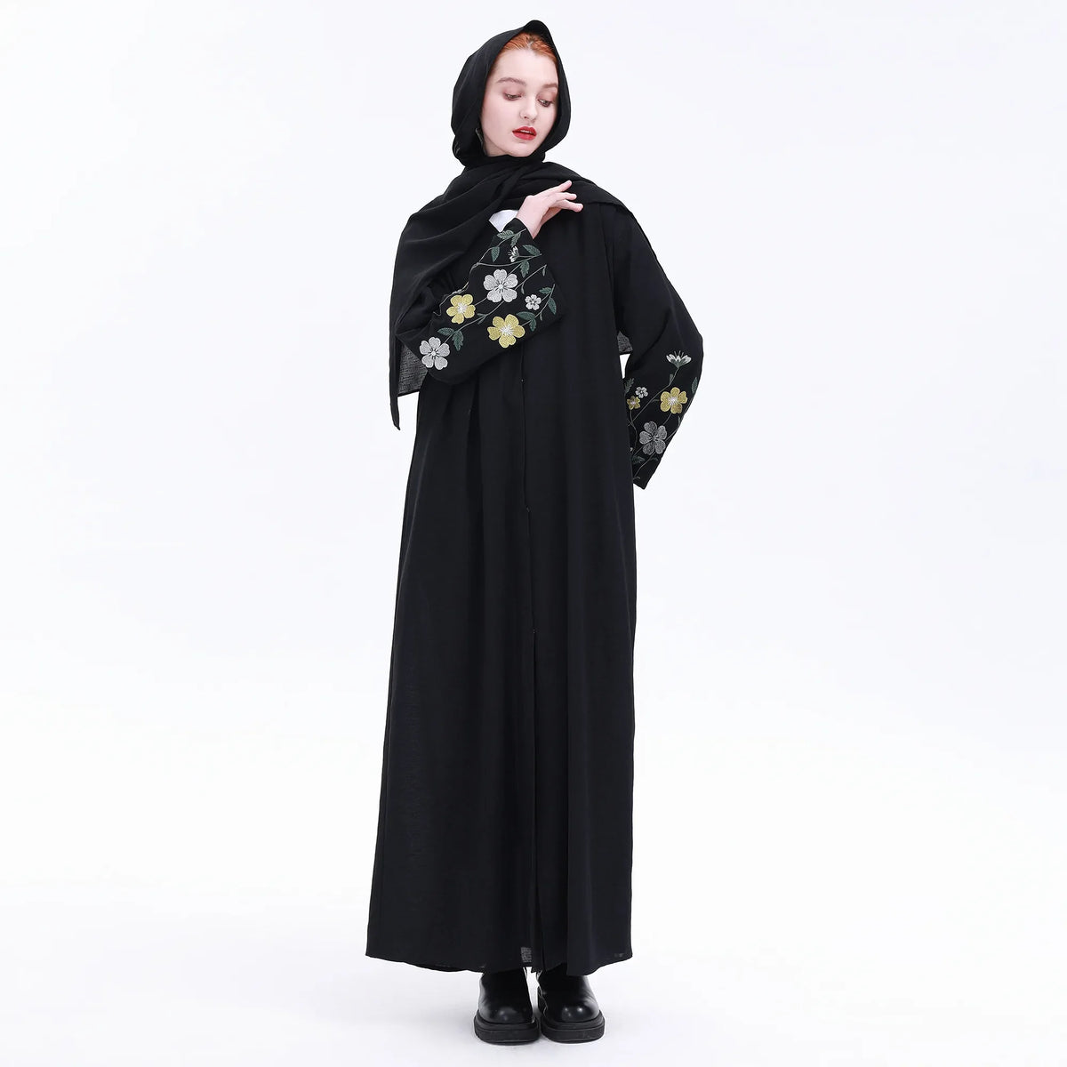 floral abaya abaya for women image