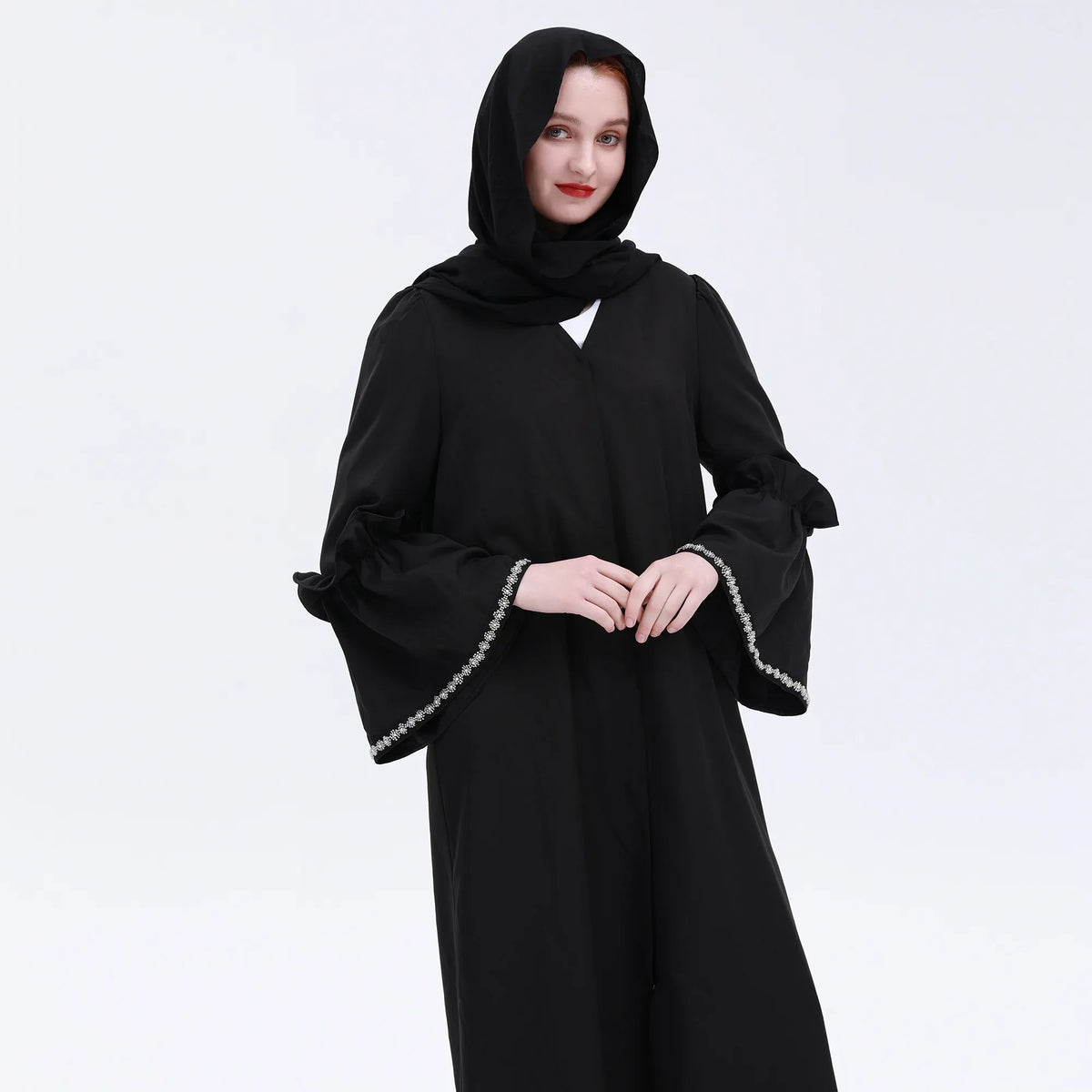 beaded abaya abaya for women image