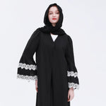 Floral Abaya Abaya For Women Black Image