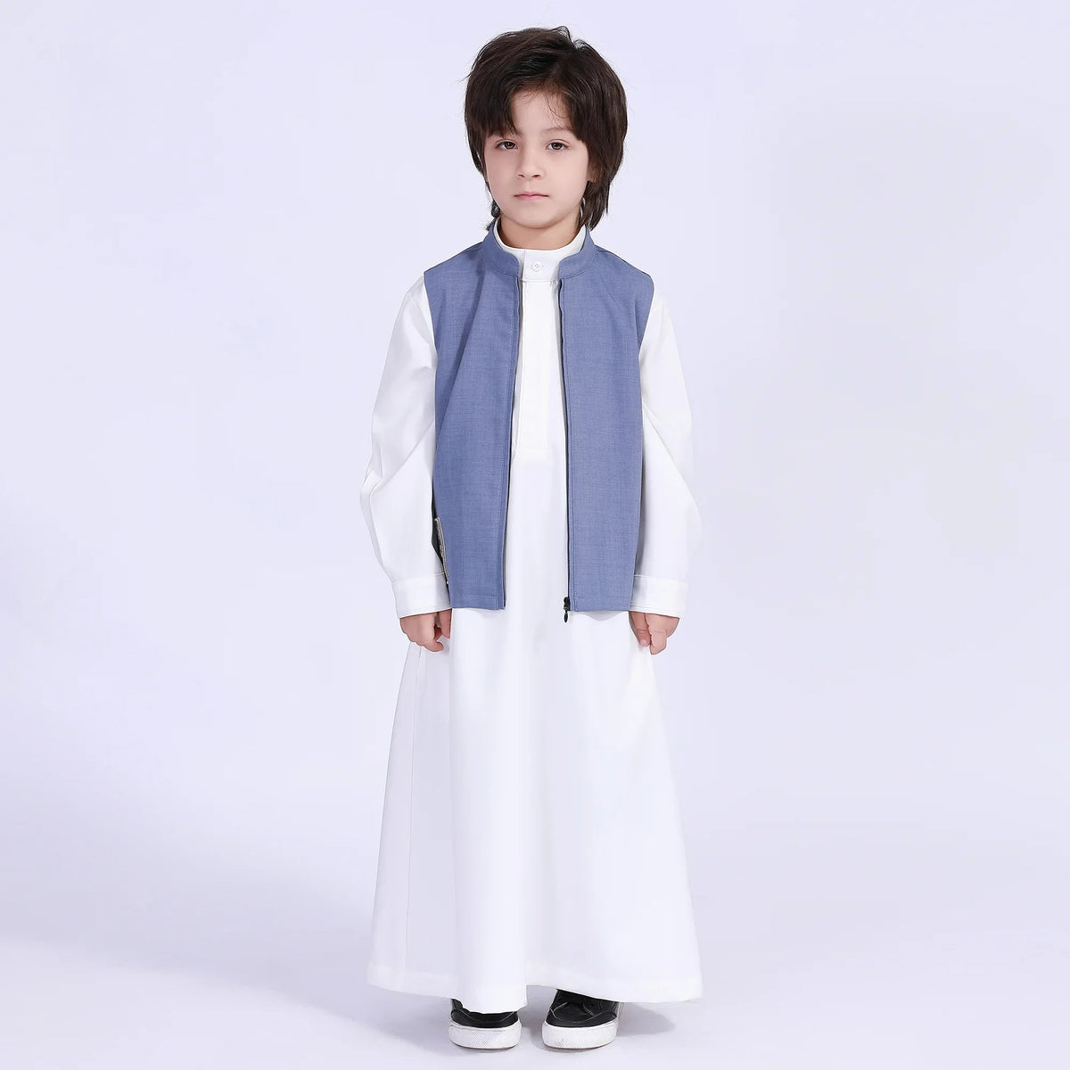 Embroidery Thoub Waistcoat For Boys Image