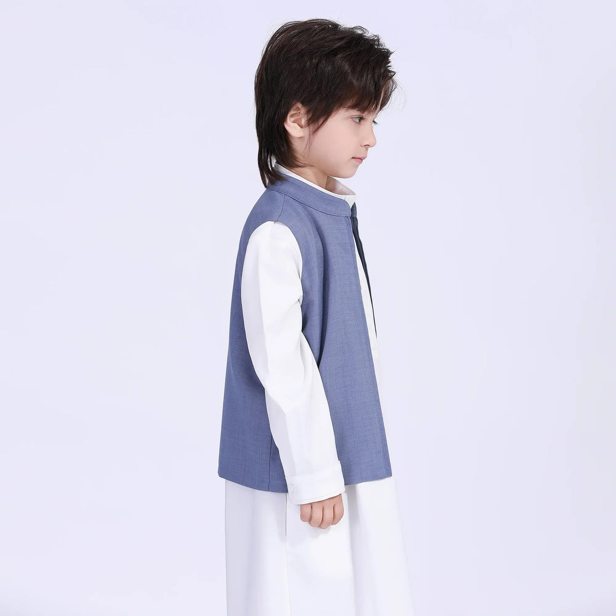 Embroidery Thoub Waistcoat For Boys Image