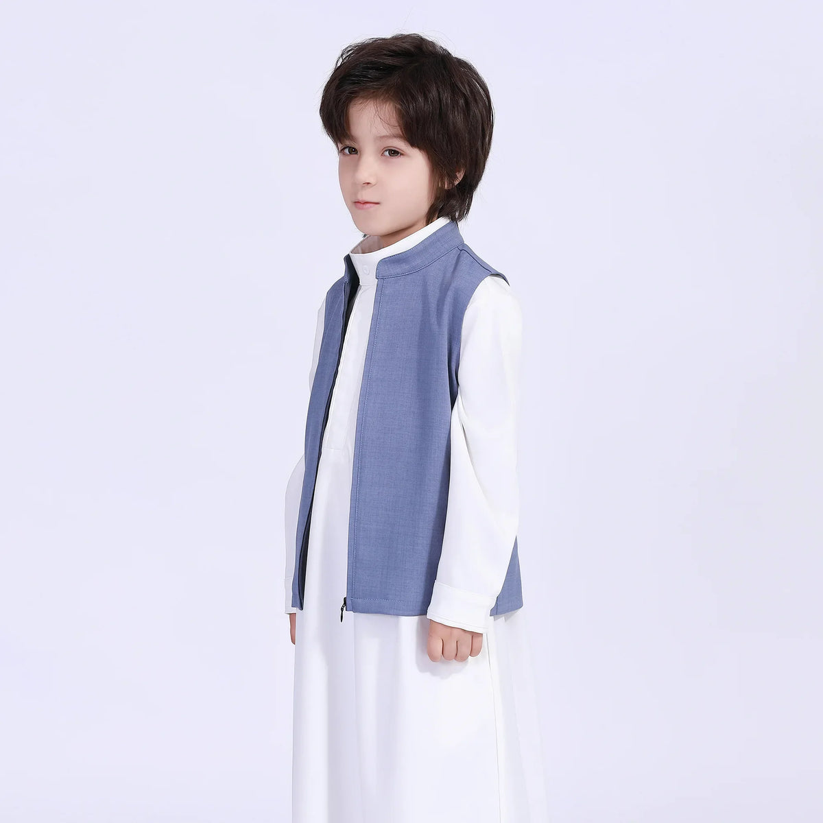 Embroidery Thoub Waistcoat For Boys Image