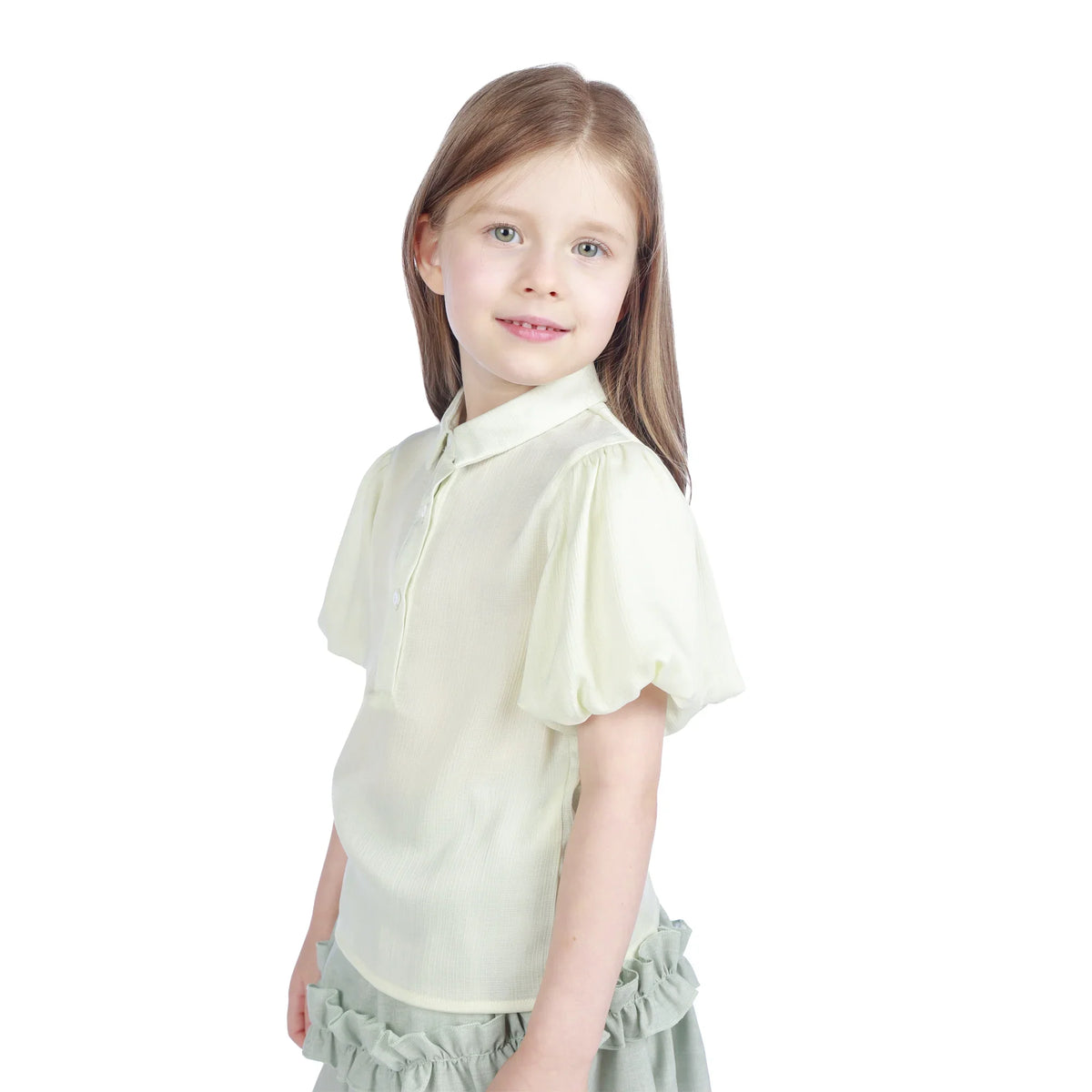 Plain Formal Blouse For Girls Image