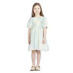 Checked Formal Dress For Girls Image