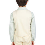Checked Formal Waistcoat For Boys Image