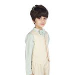Checked Formal Waistcoat For Boys Image