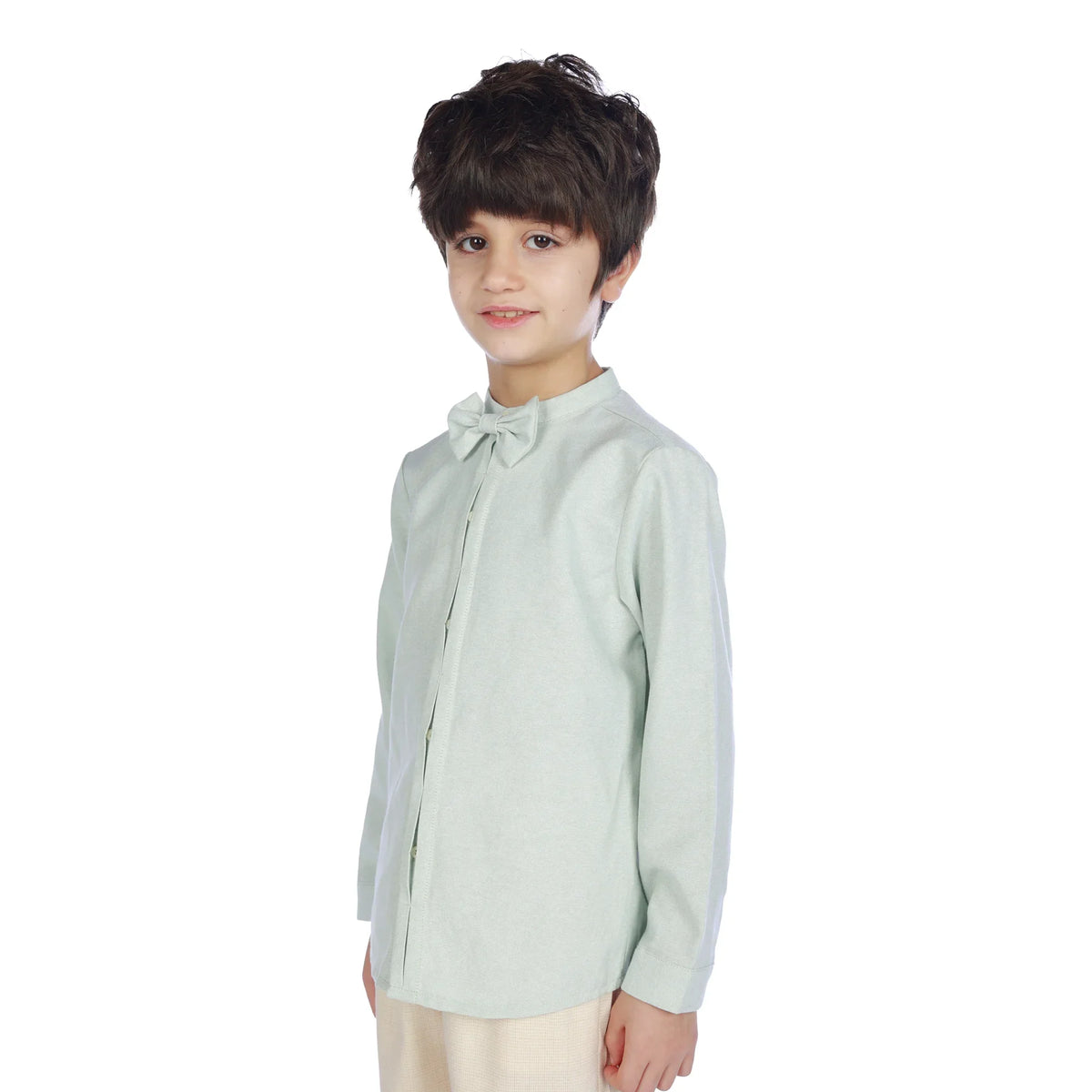 Solid Formal Shirt For Boys Image