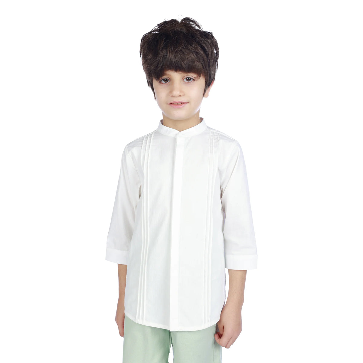 Formal Shirt for Boys Off White Image