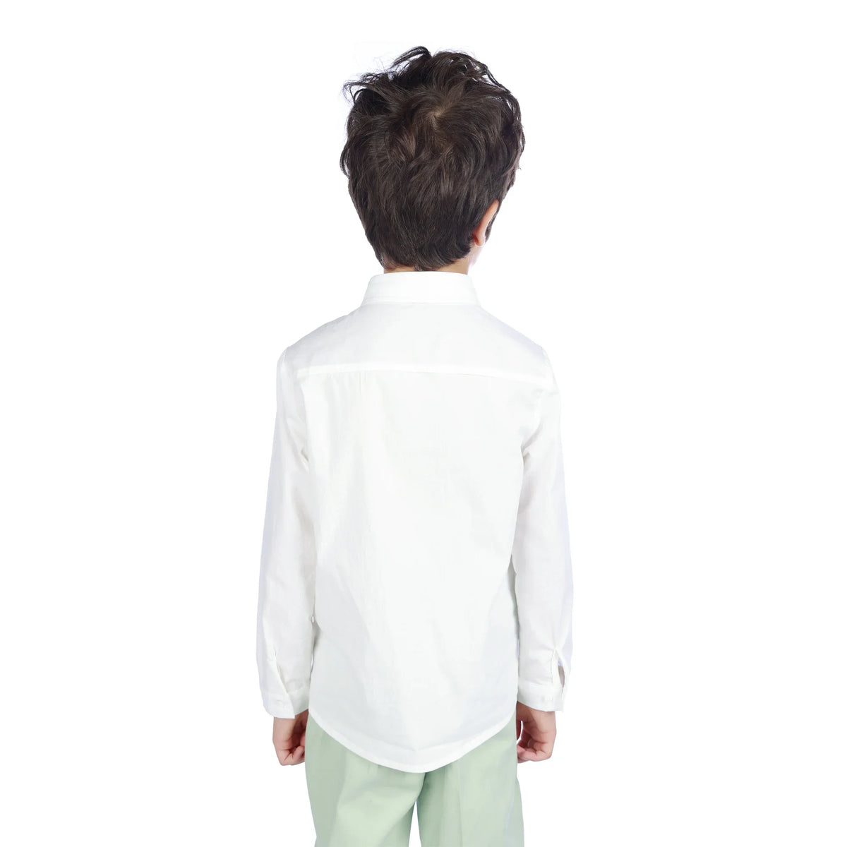 Plain Formal Shirt For Boys Image