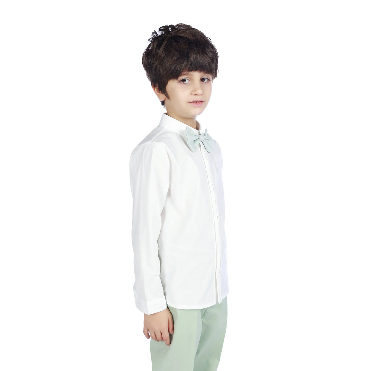 Plain Formal Shirt For Boys Image