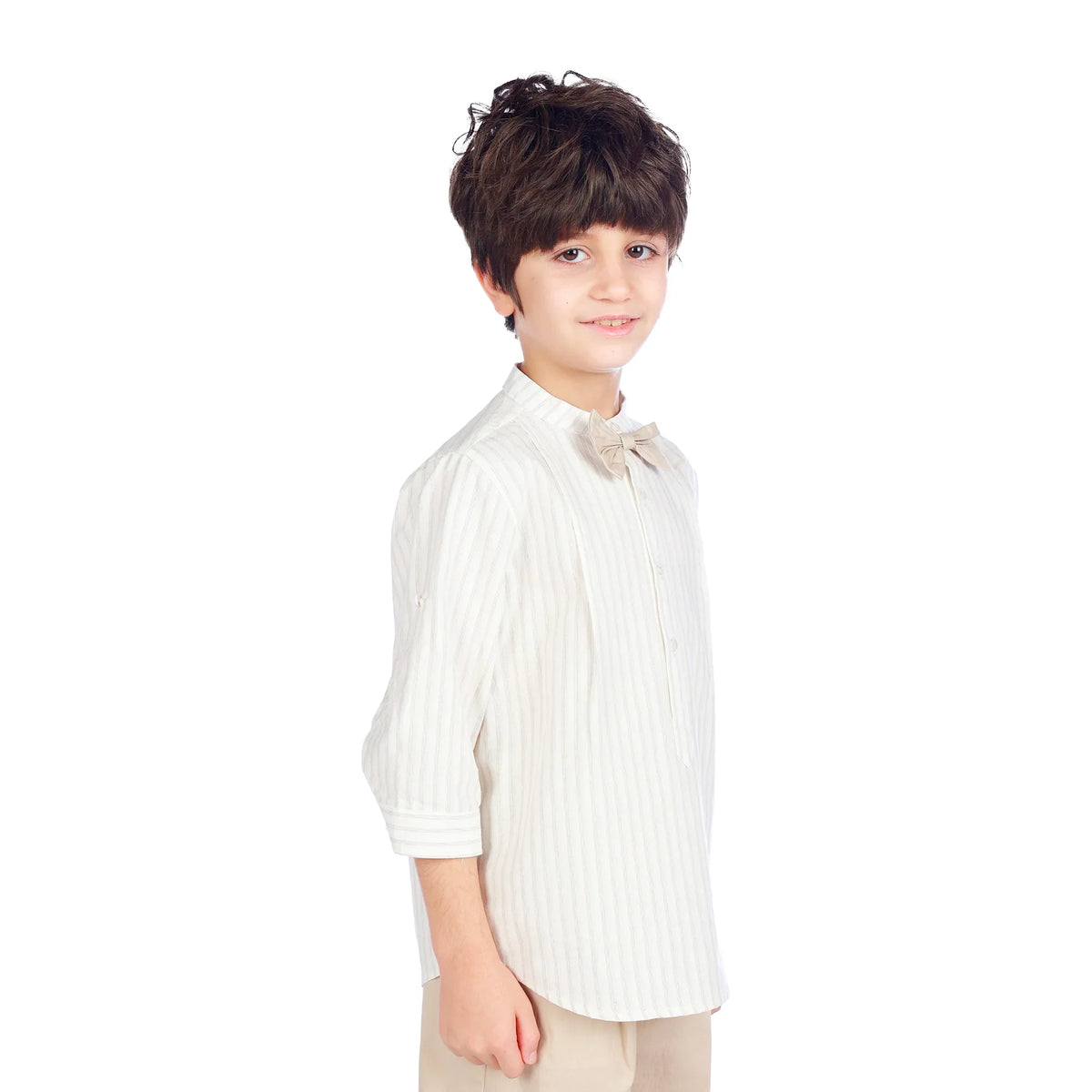 Striped Formal Blouse For Boys Image