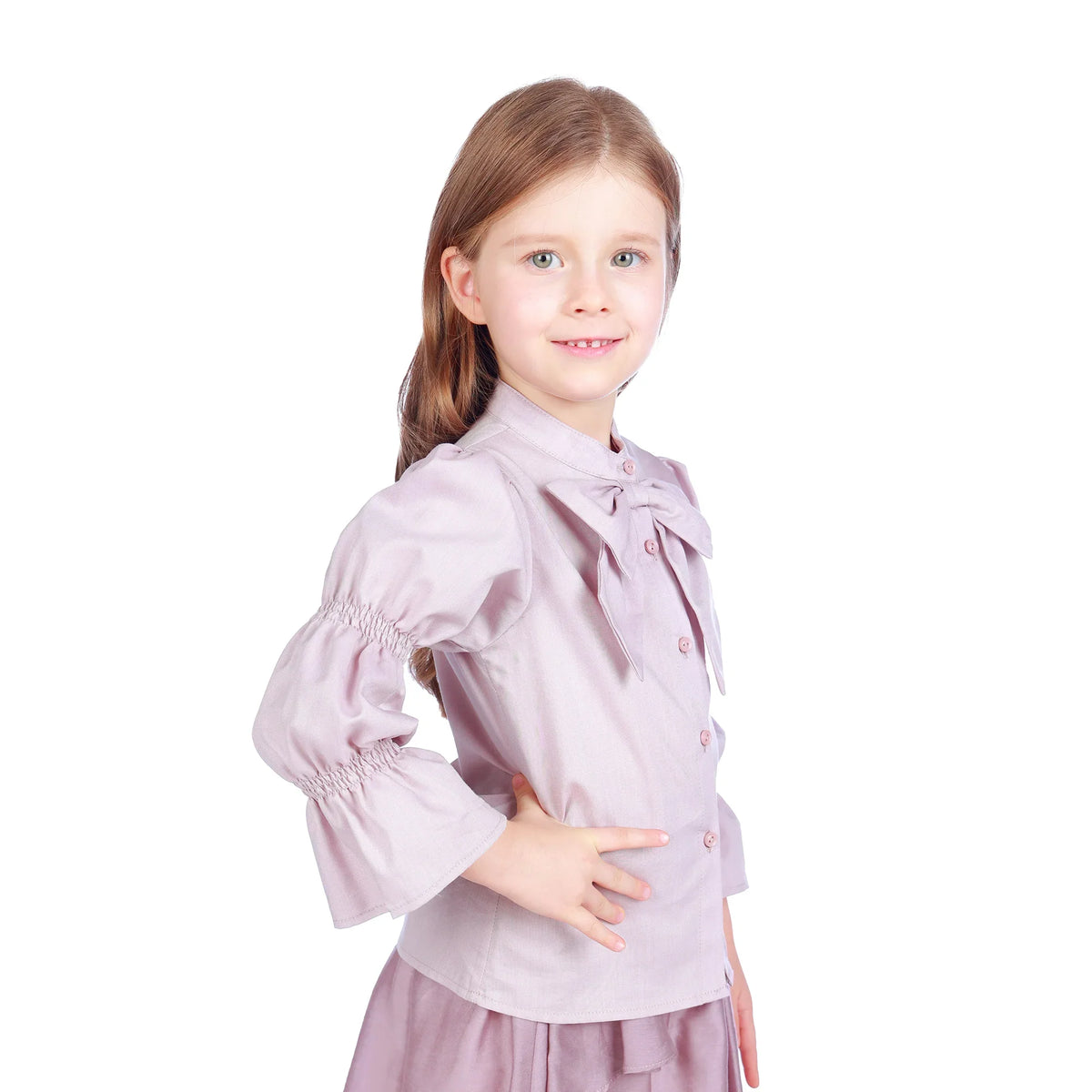 Plain Formal Shirt For Girls Image