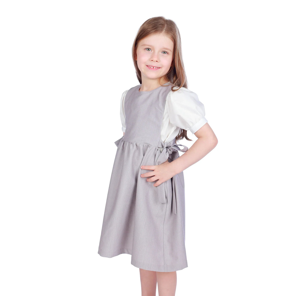 Solid Formal Dress For Girls Image