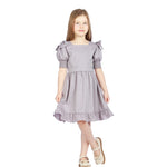 Plain Formal Dress For Girls Image