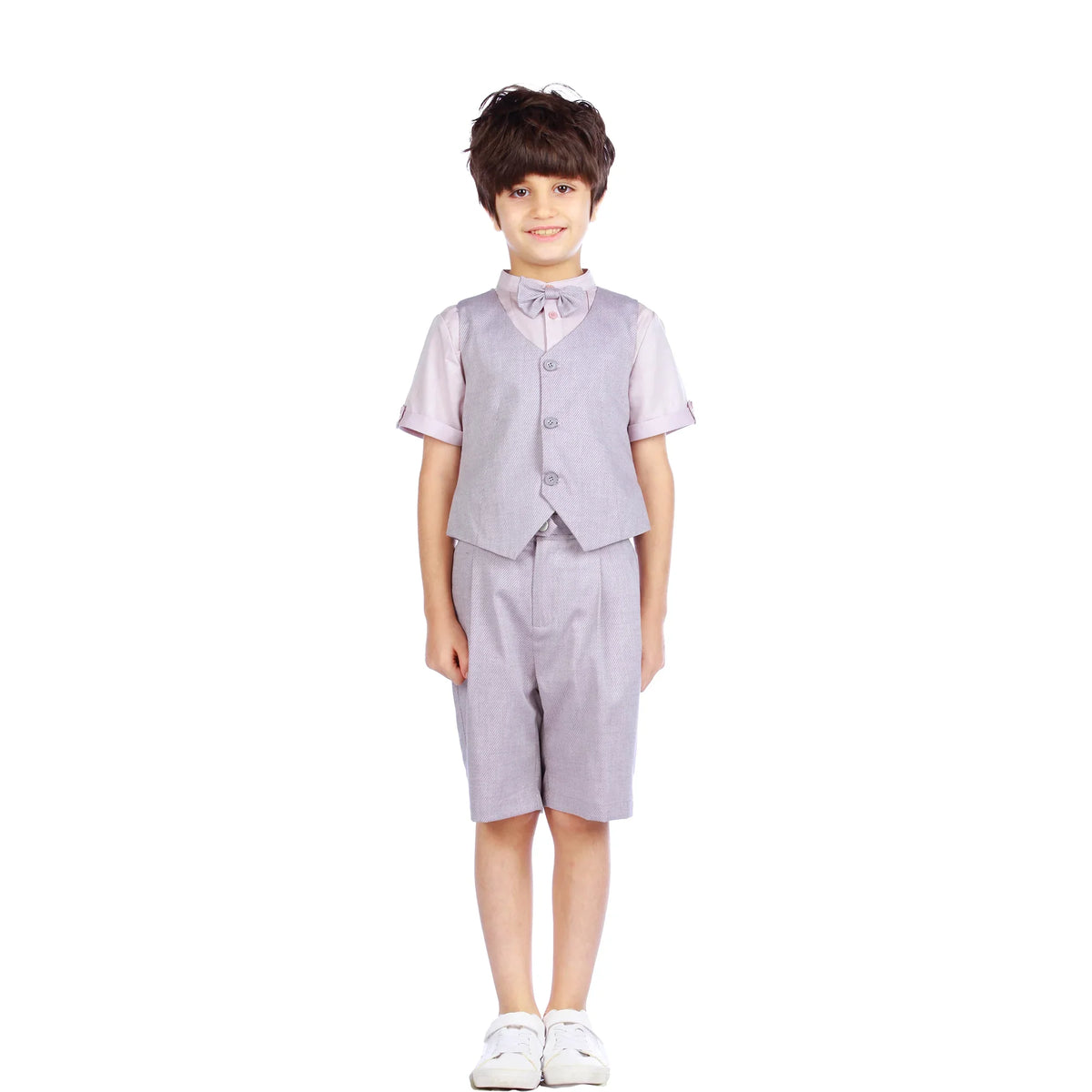 Solid Formal Waistcoat For Boys Image