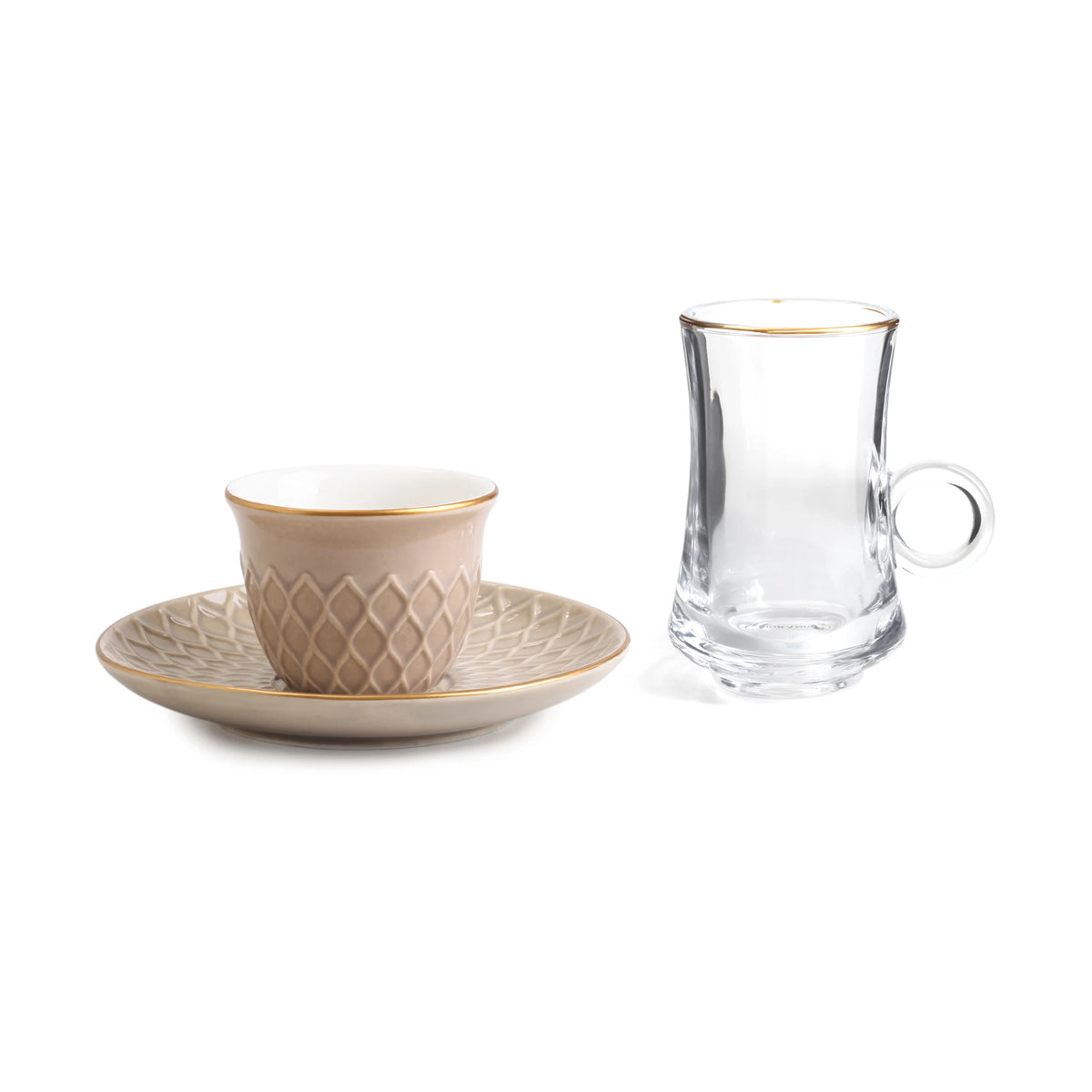 Tea & Coffee Cup Set 18PC