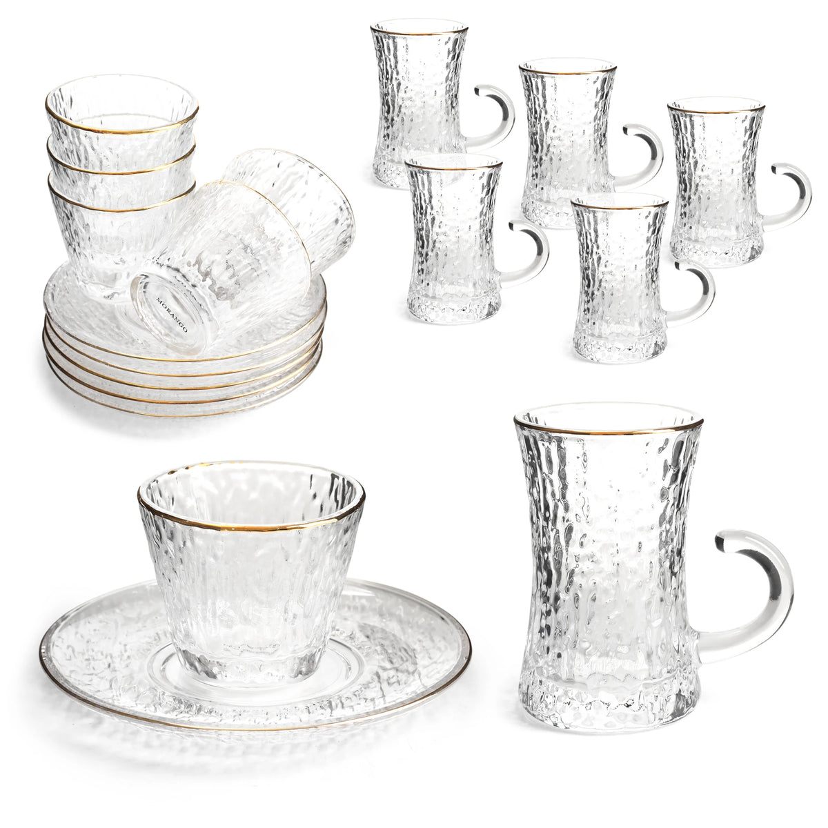 Tea & Coffee Cup Set 18PC