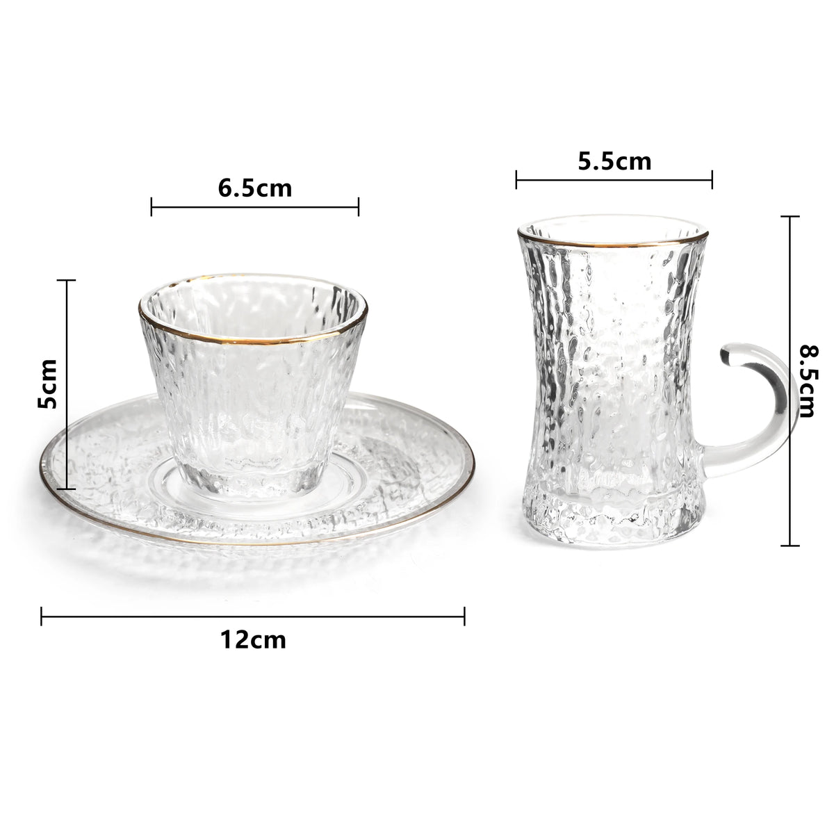 Tea & Coffee Cup Set 18PC