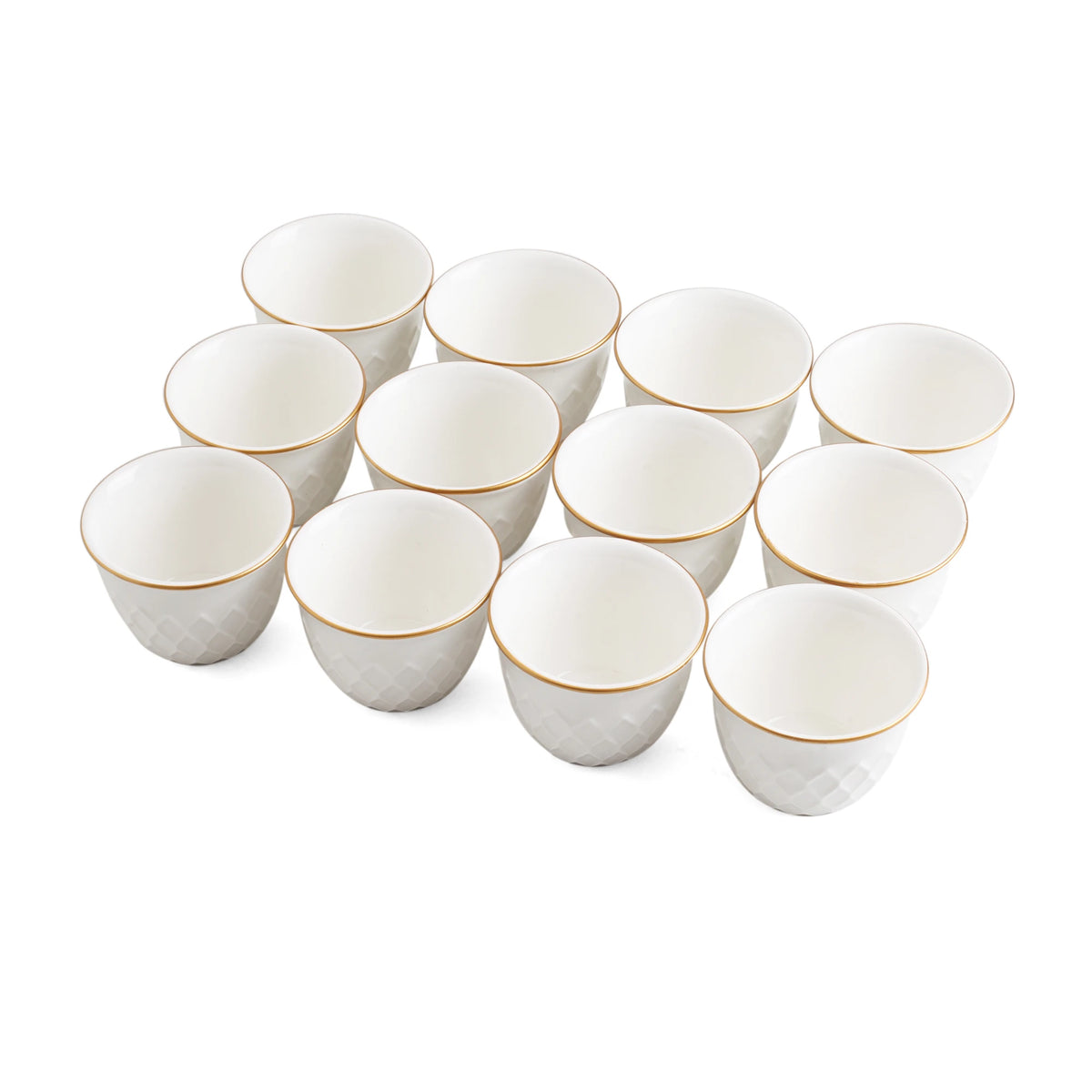 Coffee Cup Set With Dallah &Tray 14PC