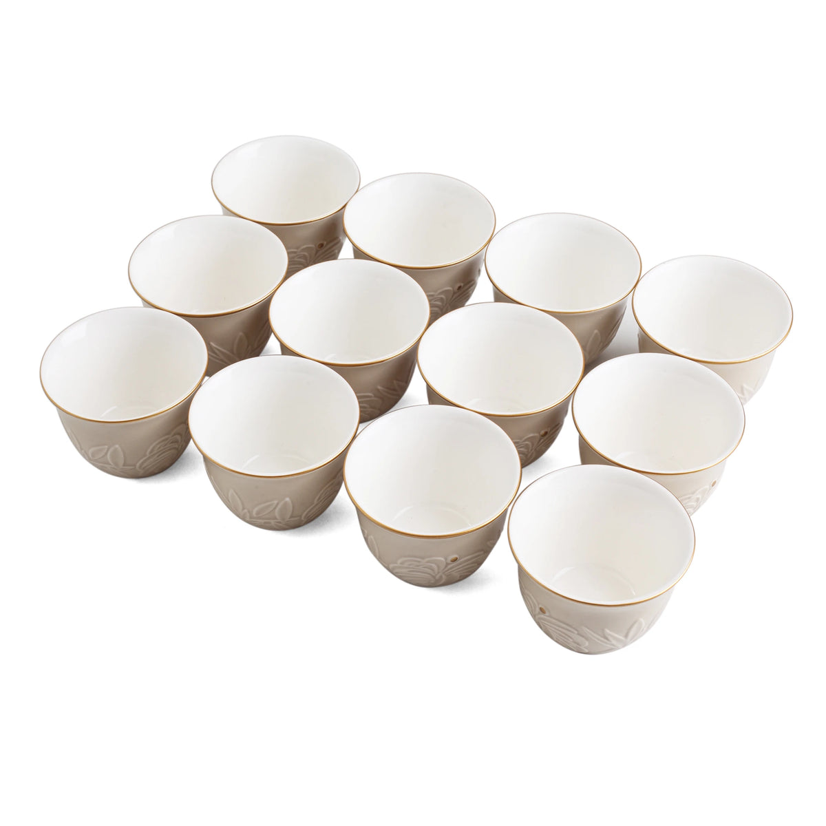 Coffee Cup Set With Dallah &Tray 14PC