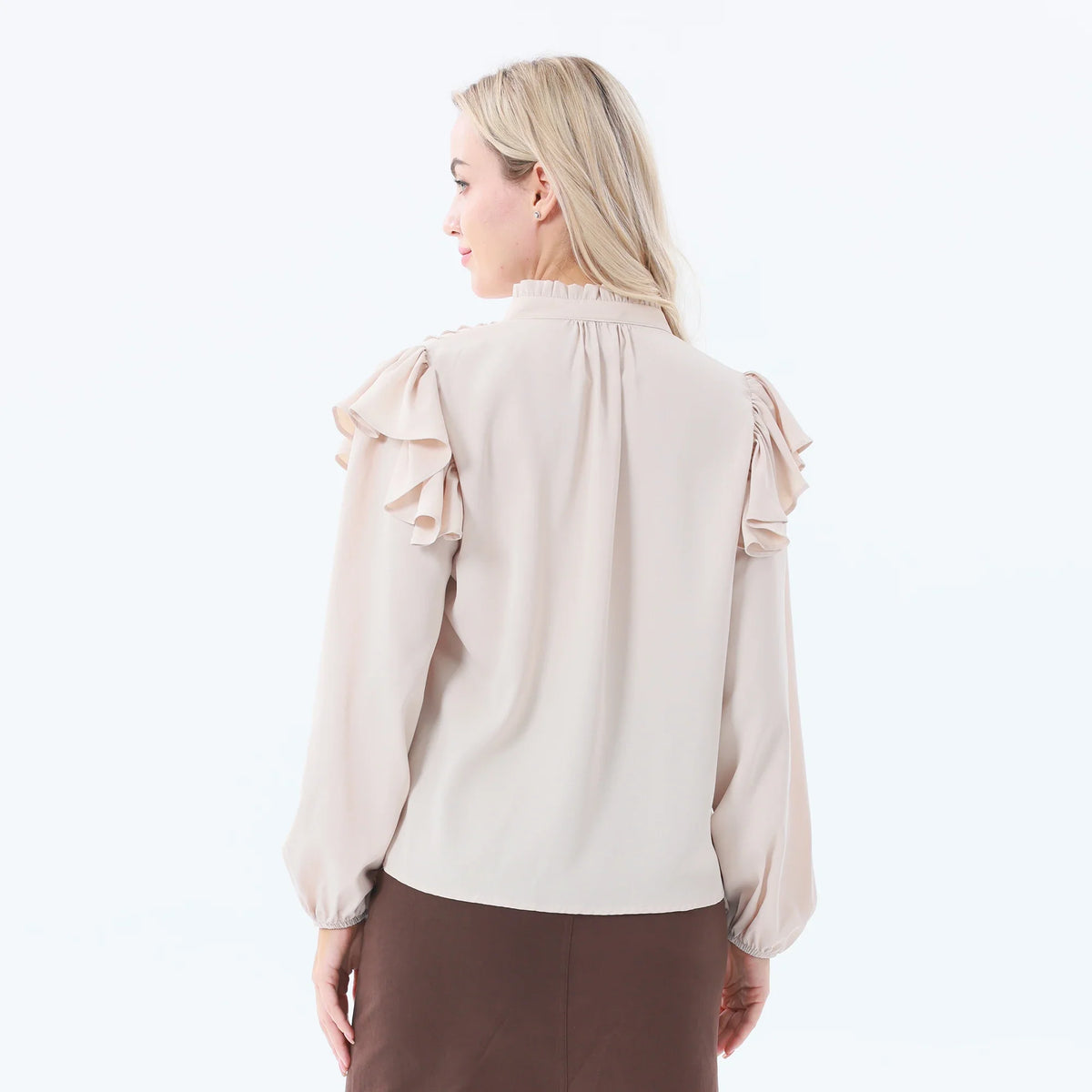 Plain Classic Blouse for Women