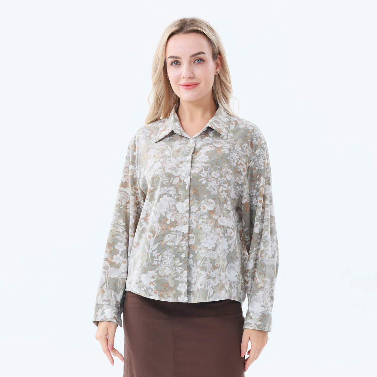 Floral Classic Shirt for Women