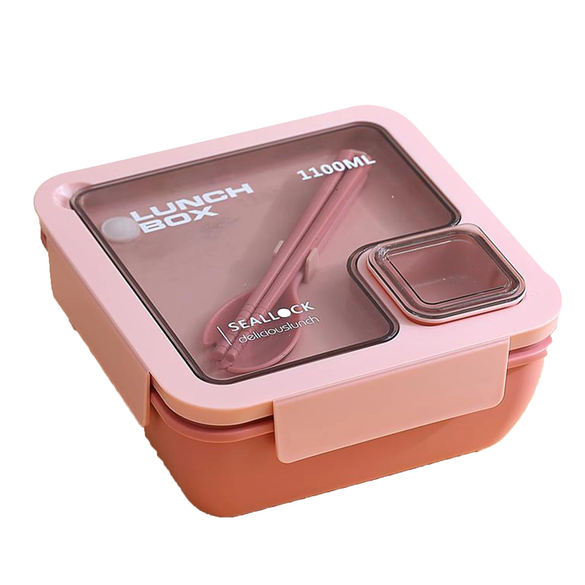 Lunch Box 1140ml Free Pink Image