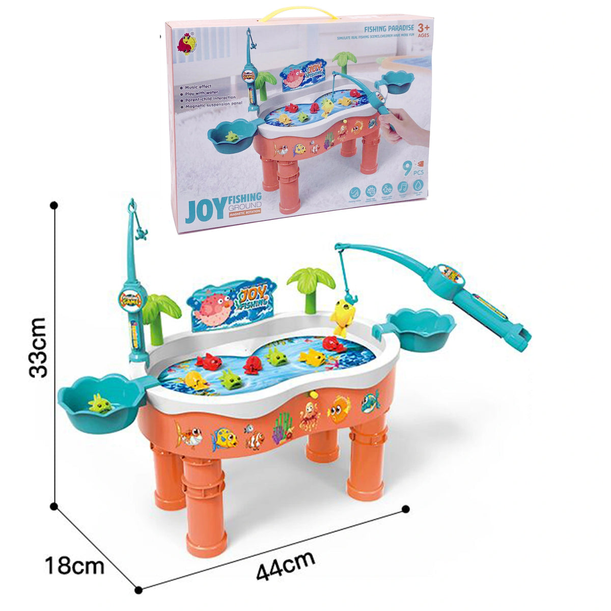 Magnetic Music Fishing Toy 3Y+ Green Image