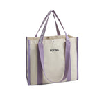 Free Purple Canvas Handbag for Girls Image