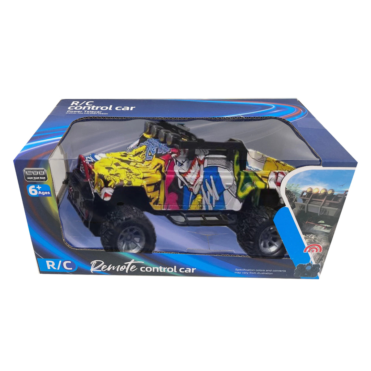 Dinosaur Graffiti Remote Control Car With Lights Image