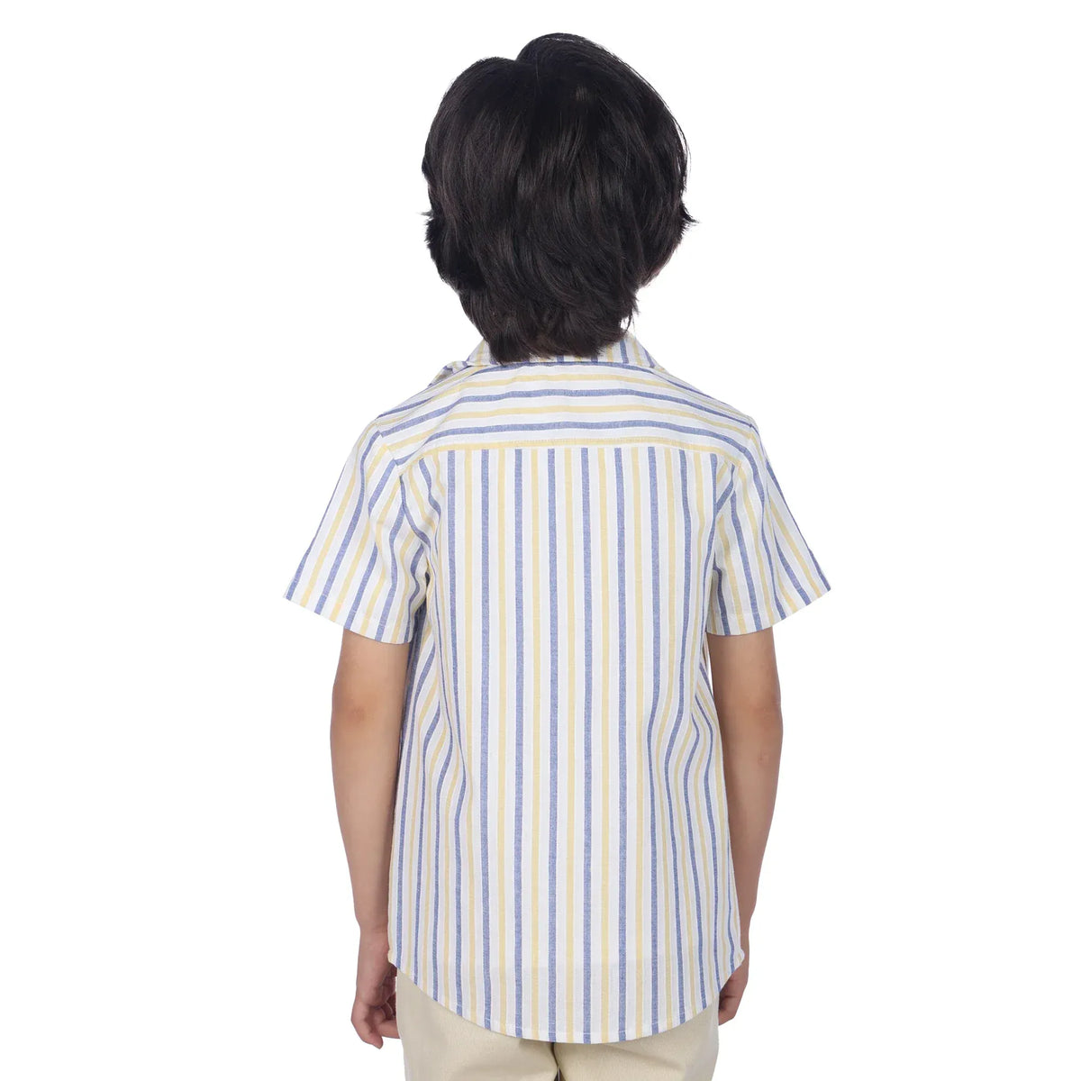 Striped Classic Shirt For Boys Image