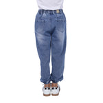 Washed Jeans Classic Pants For Boys Image
