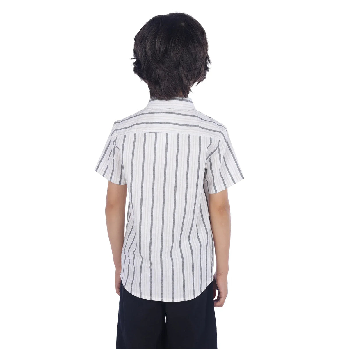 Striped Classic Shirt For Boys Image