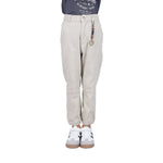 Grey Beige Plain Classic Pants For Boys Image