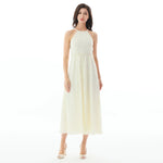 Beige Embroidery Dress for Women Image