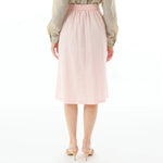 Plain Linen Skirt for Women Image