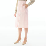 Plain Linen Skirt for Women Image