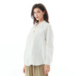 Floral Linen Shirt for Women Image