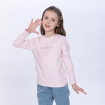 Embroidery T.Shirt for Girls Pink Image