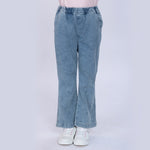 Washed Jeans Pants for Girls Jeans Blue Image