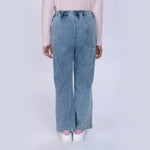 Washed Jeans Pants for Girls Image