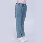 Washed Jeans Pants for Girls Image
