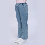 Washed Jeans Pants for Girls Image