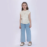 Washed Jeans Pants for Girls Image