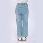 Washed Jeans Pants for Girls Image
