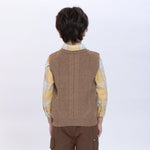Jacquard Waistcoat for Boys Image