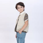 Printed Waistcoat for Boys Image